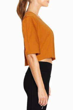 Marika Cycle House Keiley Crop Short Sleeve Tee -Marika GLT5192 5FS 02