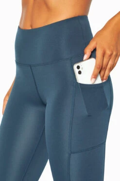 Marika High Rise Side Pocket Ankle Legging - Midnight Navy -Marika MLL1145A 48Q.5941