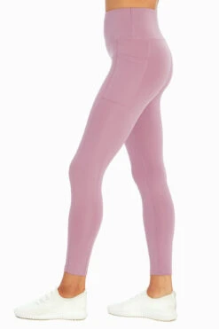Marika High Rise Side Pocket Ankle Legging - Valerian -Marika MLL1145A 9AY.3257