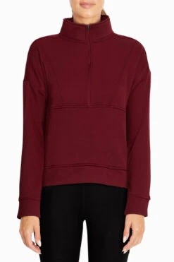 Marika Liz 1/4 Zip Fleece Pullover -Marika MLQ0150A 6NG