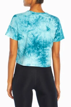 Marika Tie Dye Boxy Crop Short Sleeve Tee -Marika MLT4153A 3WY.7094