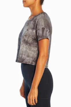 Marika Tie Dye Boxy Crop Short Sleeve Tee -Marika MLT4153A YX0.7101