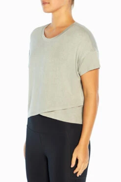 Marika Switchback Cropped Short Sleeve Tee -Marika MLT4282A 0CW.49339
