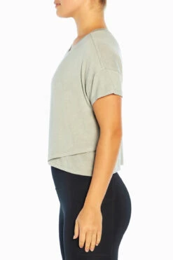 Marika Switchback Cropped Short Sleeve Tee -Marika MLT4282A 0CW.49340