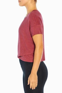 Marika Switchback Cropped Short Sleeve Tee -Marika MLT4282A 6EY.49324