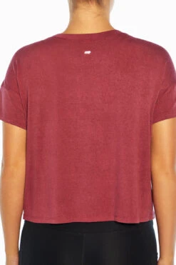 Marika Switchback Cropped Short Sleeve Tee -Marika MLT4282A 6EY.49327